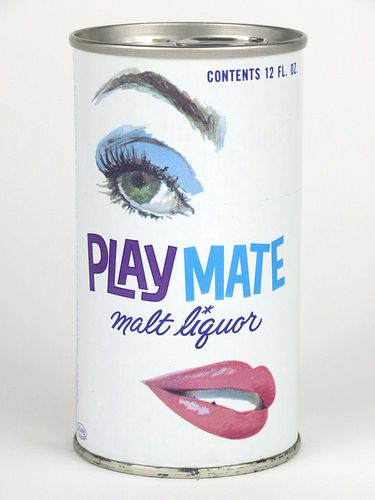 1964 Playmate Malt Liquor 12oz  T109-33 Zip Top Reading, Pennsylvania