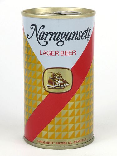 1968 Narragansett Lager Beer 12oz  T96-04 Ring Top Cranston, Rhode Island
