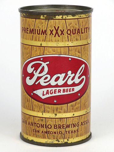 1953 Pearl Lager Beer 12oz  112-35 Flat Top San Antonio, Texas