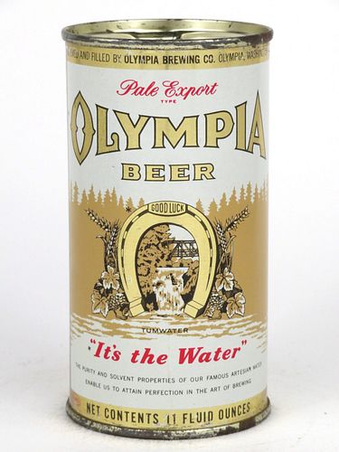 1957 Olympia Beer 11oz  109-09 Flat Top Tumwater, Washington