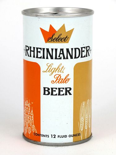 1970 Rheinlander Light Pale Beer 12oz  T115-22 Ring Top Seattle, Washington