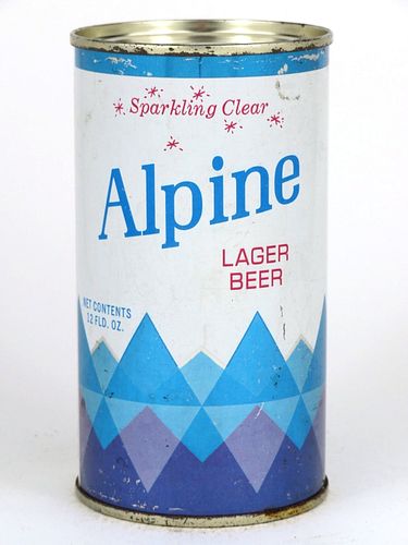 1960 Alpine Lager Beer 12oz  30-05 Flat Top Potosi, Wisconsin