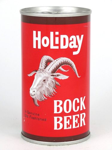 1971 Holiday Bock Beer 12oz  T76-34 Ring Top Potosi, Wisconsin