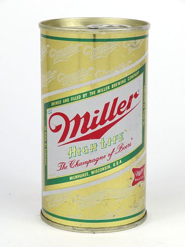 1967 Miller High Life Beer 12oz  T94-17.3 Ring Top Milwaukee, Wisconsin
