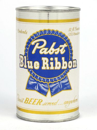 1954 Pabst Blue Ribbon Beer   No Ref. Bank Top Milwaukee, Wisconsin