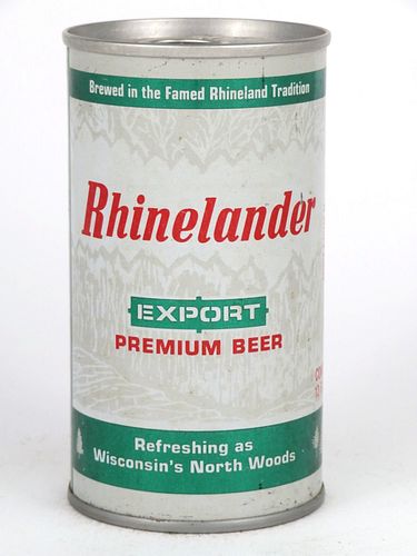 1971 Rhinelander Export Premium Beer 12oz  T115-34 Ring Top Monroe, Wisconsin