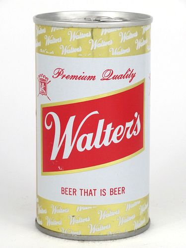 1970 Walter's Beer 12oz  T133-36 Ring Top Eau Claire, Wisconsin