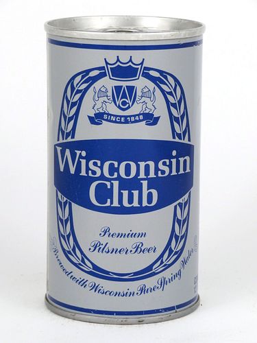 1973 Wisconsin Club Pilsener Beer (test) 12oz  No Ref. Ring Top Monroe, Wisconsin