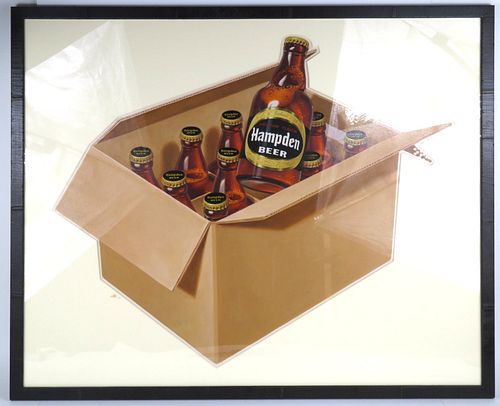 1954 Hampden Beer artist's mockup  Willimansett, Massachusetts