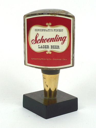 1970 Schoenling Beer Tap Marker BTM-559  Cincinnati, Ohio