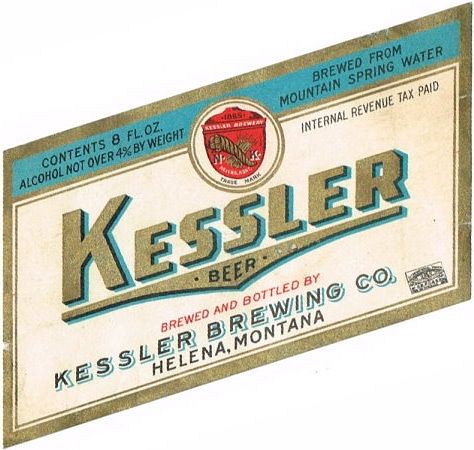 1939 Kessler Beer 8oz  WS80-03 Helena, Montana