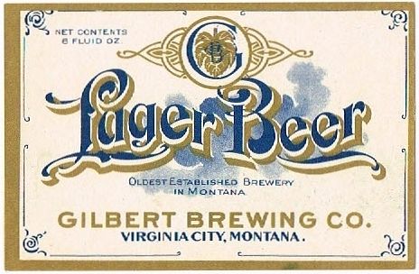 1950 Lager Beer 12oz Virginia City, Montana