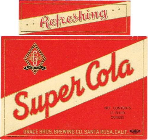 1943 Super Cola 12oz Santa Rosa, California