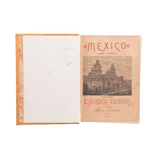 Bianchi, Alberto G. Los Estados Unidos. Descripciones de Viaje. México, 1887. Ilustrado. Una carta facsimilar de Porfirio Díaz.
