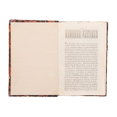 Colección de Discursos Pronunciados el 16 de Septiembre. Zacatecas / Aguascalientes, 1829 - 1863. 21 discursos en un volumen.