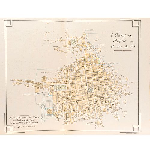 Códices y Mapas de la Ciudad de México. México: Talleres Gráficos de la Nación, ca. 1929. Impresos 40.3 x 59.3 cm., promedio. Piezas: 6