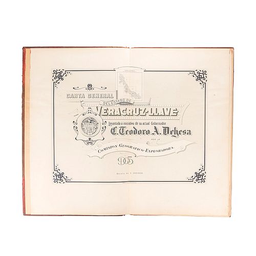 Comisión Geográfico-Exploradora. Carta General del Estado de Veracruz-Llave. Veracruz, 1905. 12 mapas.