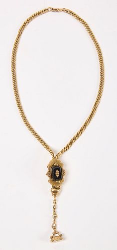 Victorian 18K and 14K Gold Necklace
