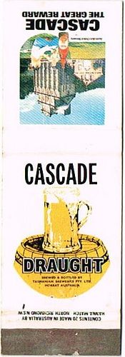 1971 Cascade Draught Beer - Australia