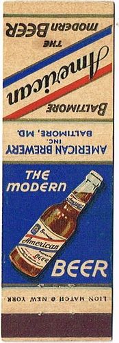 1935 American Beer 115mm MD-AMER-2