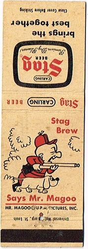 1958 Stag Premium Dry Pilsener Beer 114mm IL-CARL-2 - 