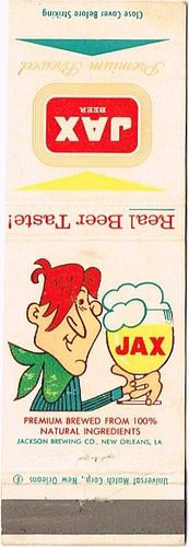 1960 Jax Beer 113mm LA-JAX-13 - No Advertising - New Orleans
