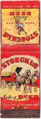 1938 Stoeckle Select Beer DE-DS-1