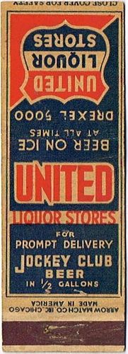 1942 Jockey Club Beer IL-BIS-C - United Liquor Stores