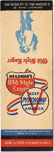 1943 Old Style Lager Beer (sample) WI-HEIL-13r - No Advertising