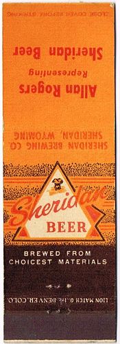 1943 Sheridan Beer 115mm WY-SHER-3 - Allan Rogers Distributor