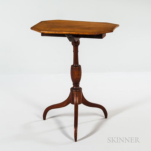 Federal Candlestand with Drawer