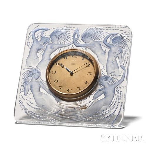 Lalique "Naiades" Clock