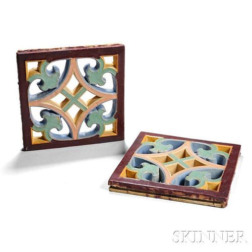 Arts and Crafts Architectural Pottery Tiles