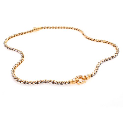 Cartier Nymphia Diamond, 18k, Stainless Steel Necklace