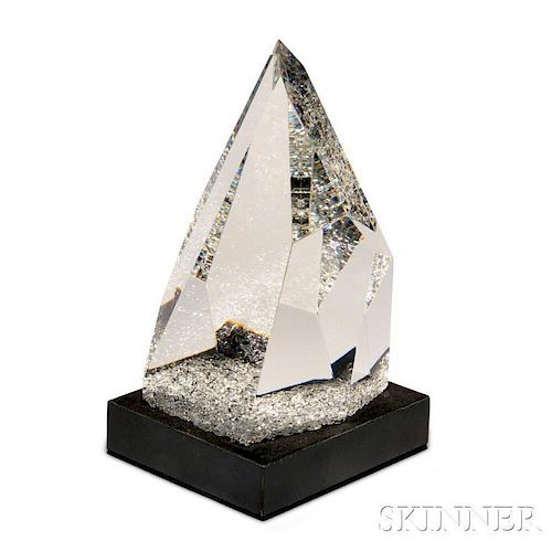 George Thompson Steuben "Pyramidon" Sculpture