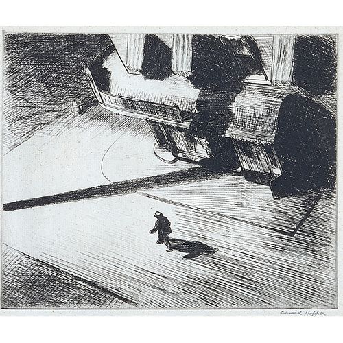 Edward Hopper (1882-1967 American) Etching