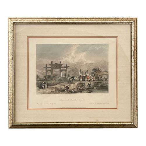 Hand Colored Engravings of 19th Century China