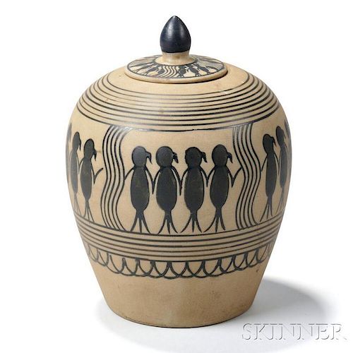 Mid-Century Covered Jar