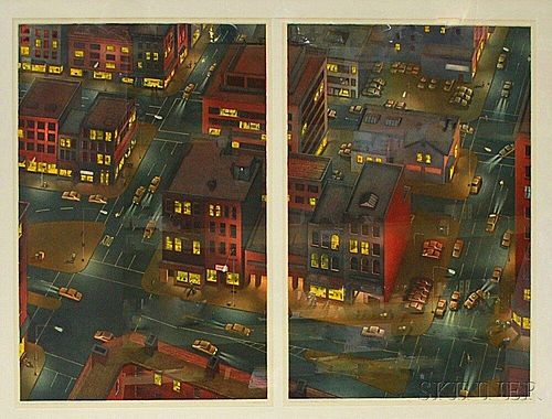 Arthur Werger (American, b. 1955)      The Insomniac's Window
