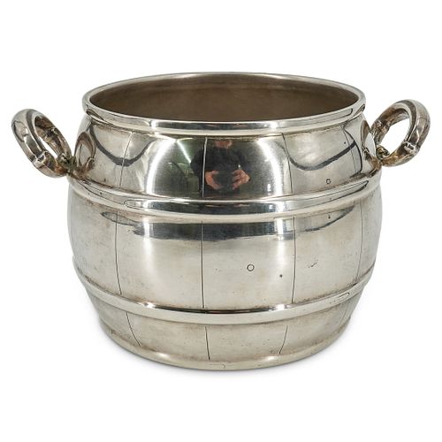 Camusso Peruvian Sterling Silver Handled Ice Bucket