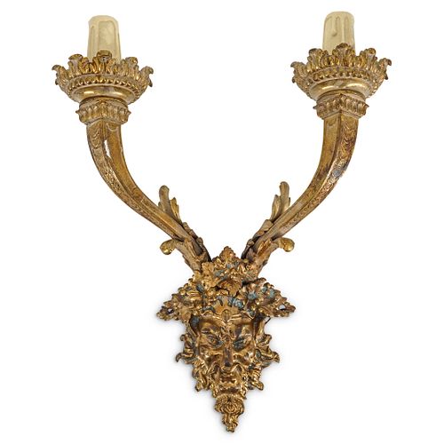 Antique French Bronze Sconce