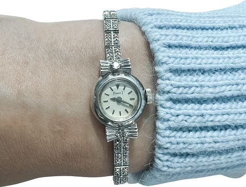 Art Deco 14k PIAGET Diamond Watch