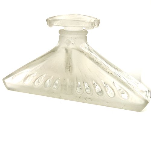 Art Deco Revival Crystal Perfume Bottle