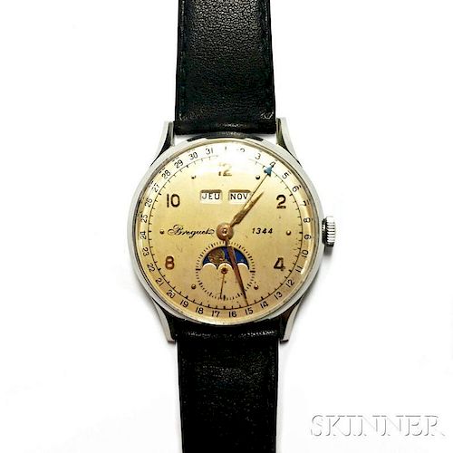 Gentleman's Stainless Steel Wristwatch, Breguet