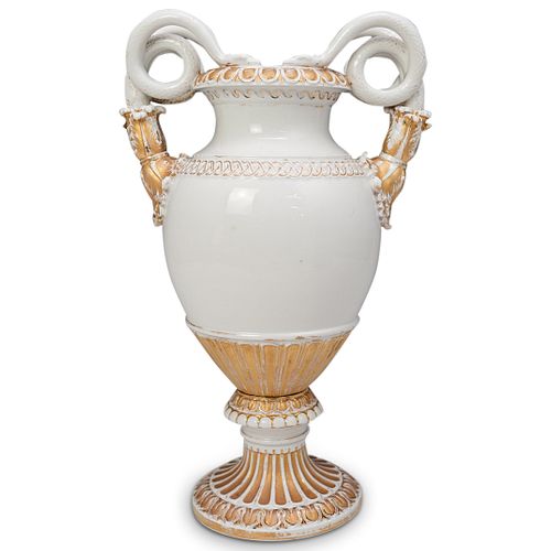 Antique Meissen Serpent "Schlangen Vasen" Vase
