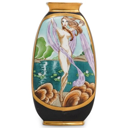 Art Nouveau Limoges Porcelain Vase