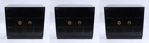 Set of Three Double Doored Cabinets