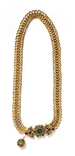 A Chanel Goldtone Link Belt, 34.5" x 1".