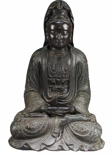 Chinese Bronze Guanyin Statue, Ming dynasty