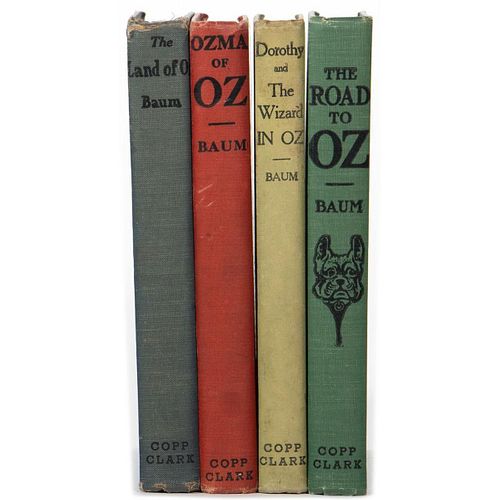 Set of 4 L. Frank Baum Copp Clark editions